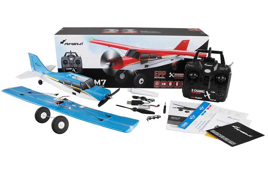 Thumbnail 654 för Radiostyrt flygplan - Maule M7 510 BL 3D/6G - 4ch - Blå - SRTF