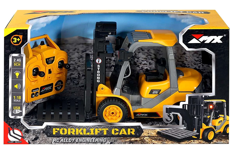 Thumbnail 654 fr Radiostyrd Truck - Gaffeltruck 9 kanals - 1:18 - RTR