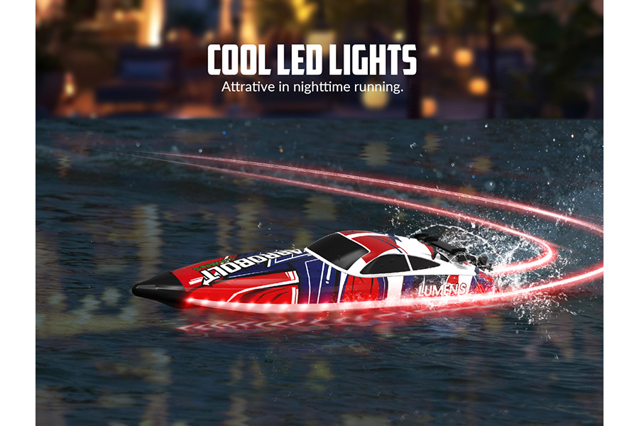 Thumbnail 654 fr Radiostyrd båt - Arrobolt Lumen S - Red - RTR
