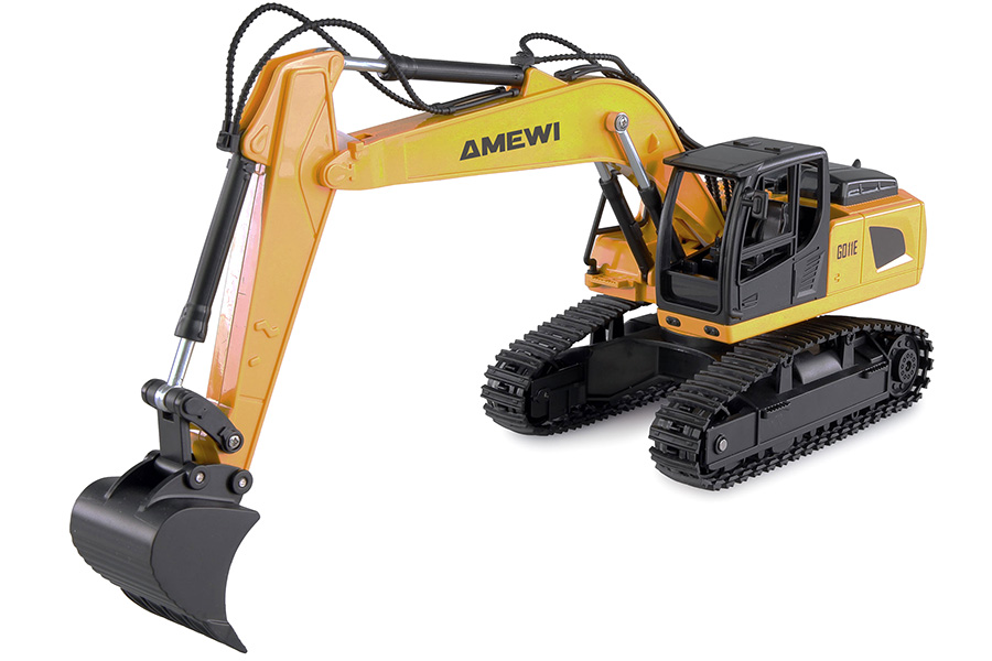 Radiostyrd Grävmaskin och Dumper - 1:24 - RTR