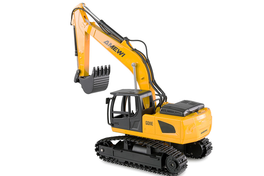 Radiostyrd Grävmaskin och Dumper - 1:24 - RTR