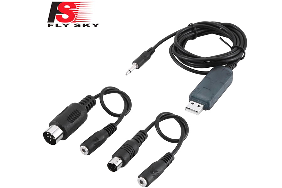 Bild p Universal USB cable for Futaba JR Esky - FlySky SM100 FMS