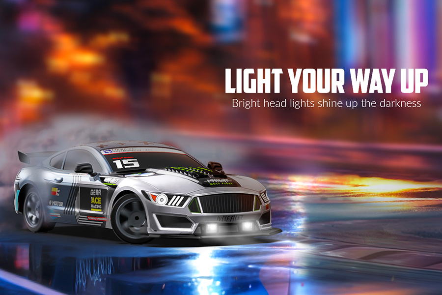 Radiostyrd bil - Drift Car SC16A05 - 1:16 - RTR