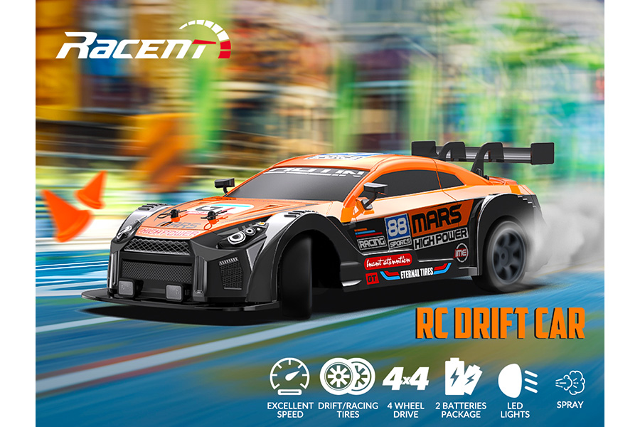 Radiostyrd bil - Drift Car SC16A06 - 1:16 - RTR