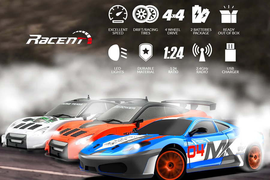 Thumbnail 654 fr Radiostyrd bil - Drift Car 927OB2 - 1:24 - RTR