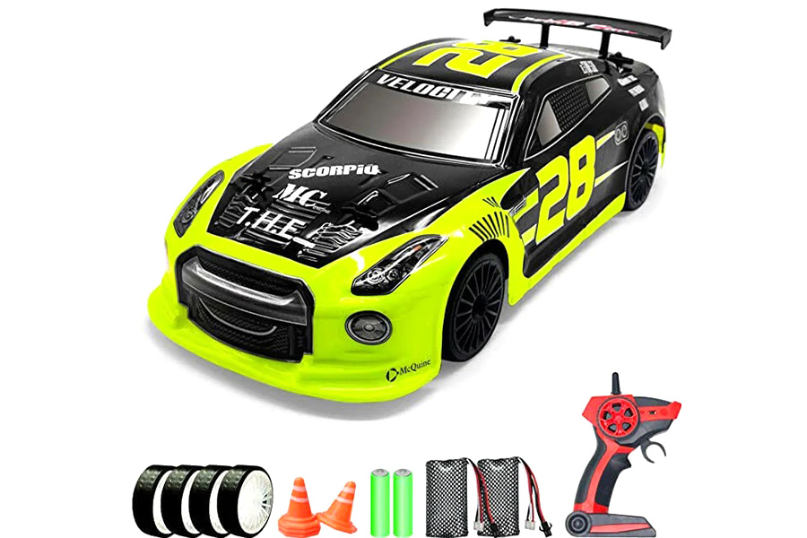 Thumbnail 654 för Radiostyrd bil - Drift Car 609GB2 Green - 1:14 - RTR