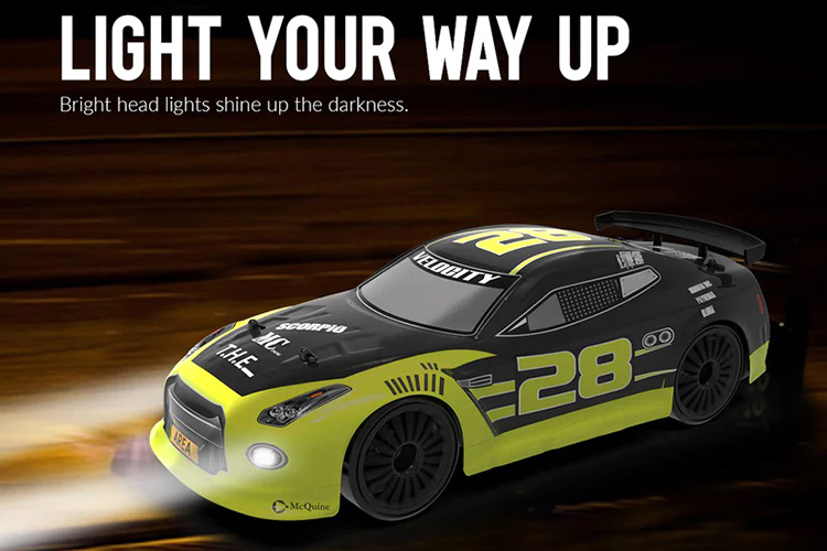 Thumbnail 654 för Radiostyrd bil - Drift Car 609GB2 Green - 1:14 - RTR