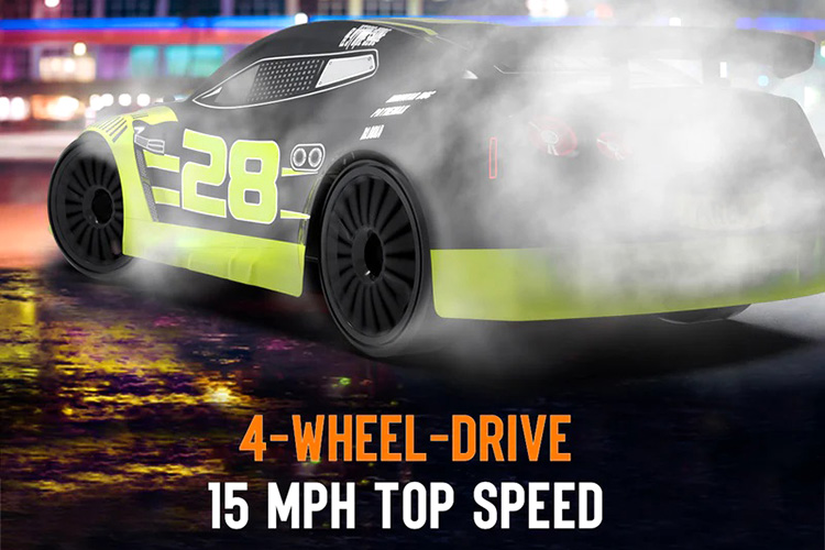 Thumbnail 654 för Radiostyrd bil - Drift Car 609GB2 Green - 1:14 - RTR