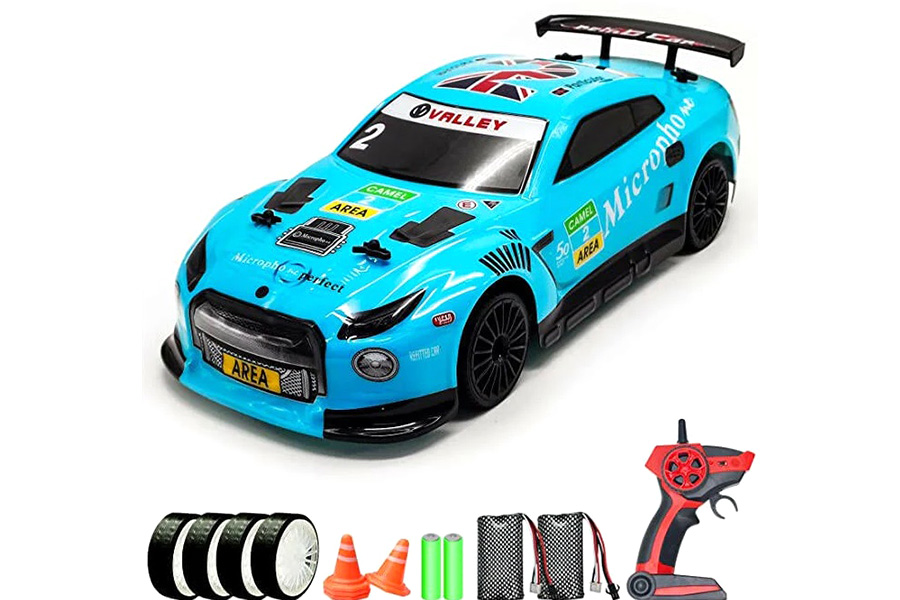 Radiostyrd bil - Drift Car 609B2 Light Blue - 1:14 - RTR