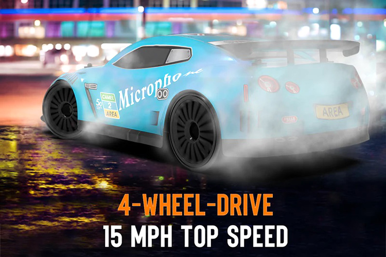 Radiostyrd bil - Drift Car 609B2 Light Blue - 1:14 - RTR