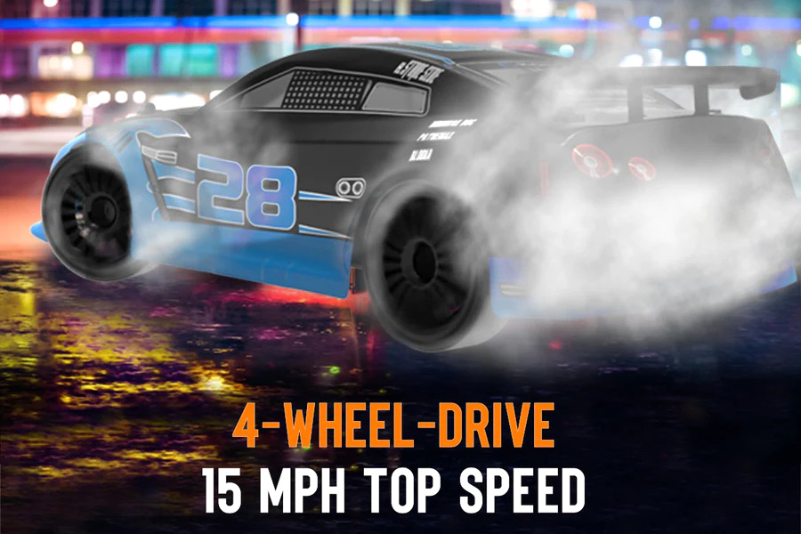 Thumbnail 654 för Radiostyrd bil - Drift Car 609KB2 Blue - 1:14 - RTR
