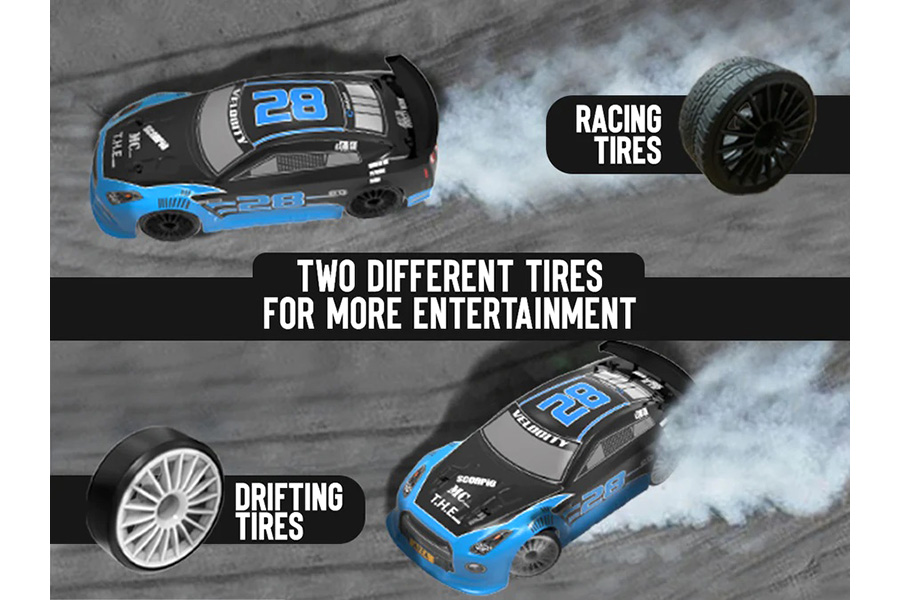 Thumbnail 654 för Radiostyrd bil - Drift Car 609KB2 Blue - 1:14 - RTR
