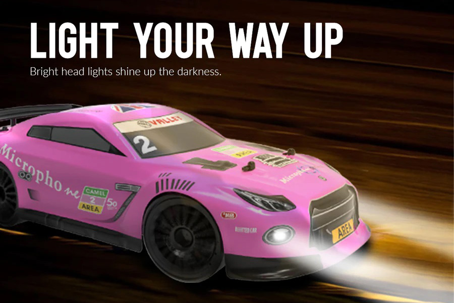 Radiostyrd bil - Drift Car 609PB2 Pink - 1:14 - RTR