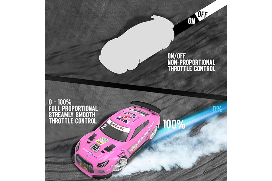 Radiostyrd bil - Drift Car 609PB2 Pink - 1:14 - RTR