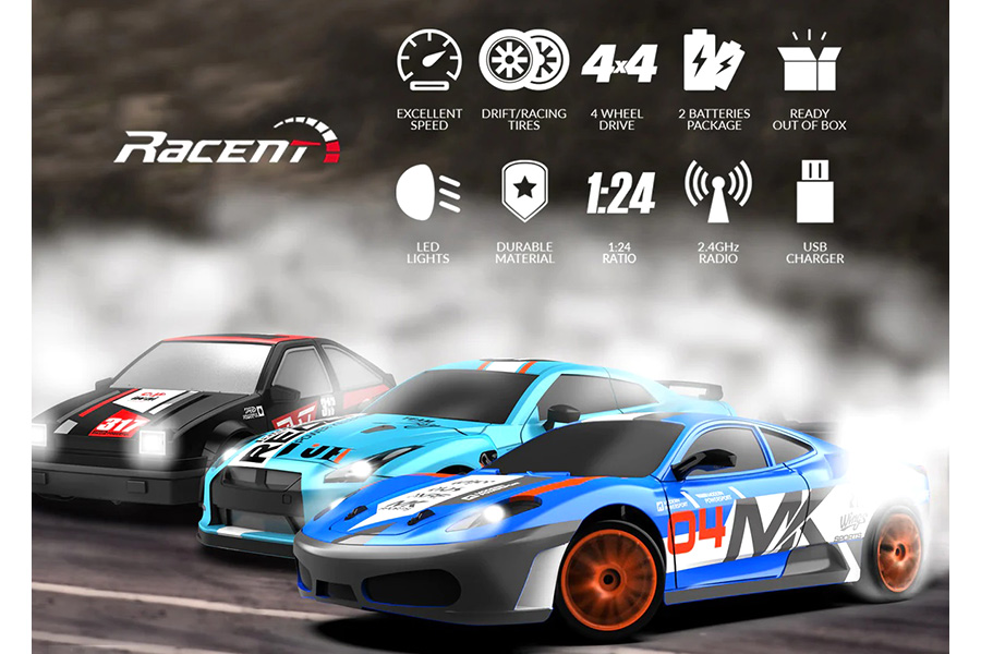 Thumbnail 654 för Radiostyrd bil - Spedster Drift Car 926DBB2 - 1:24 - RTR