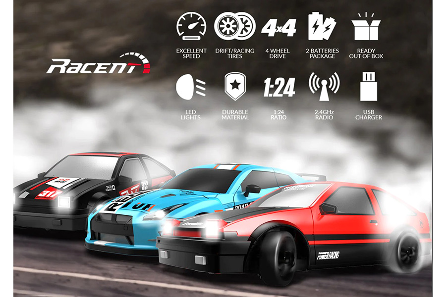 Thumbnail 654 för Radiostyrd bil - Thrill Rider Drift 926LBB2 - 1:24 - RTR