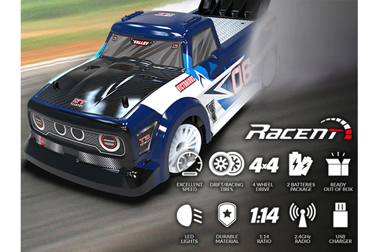Thumbnail 654 fr Radiostyrd bil - Drift Pickup Truck 753B2 - 1:14 - RTR
