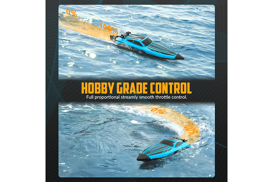 Thumbnail 654 fr Radiostyrd båt - Arrobolt SR40 - Blue - RTR