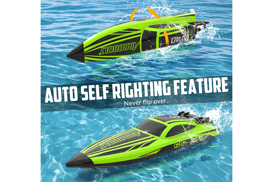 Thumbnail 654 fr Radiostyrd båt - Arrobolt SR40 - Green - RTR