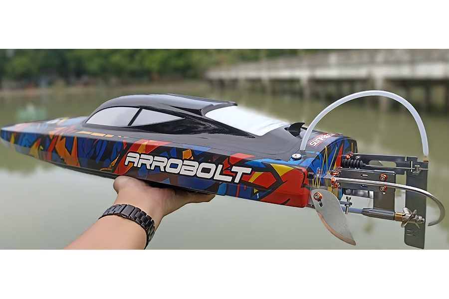 Thumbnail 654 för Borstlös rc båt - Vector SR90 Super - 2,4Ghz - ARTR