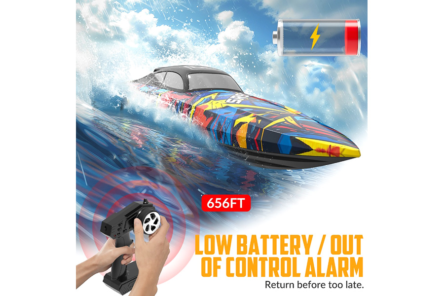 Thumbnail 654 för Borstlös rc båt - Vector SR90 Super - 2,4Ghz - ARTR