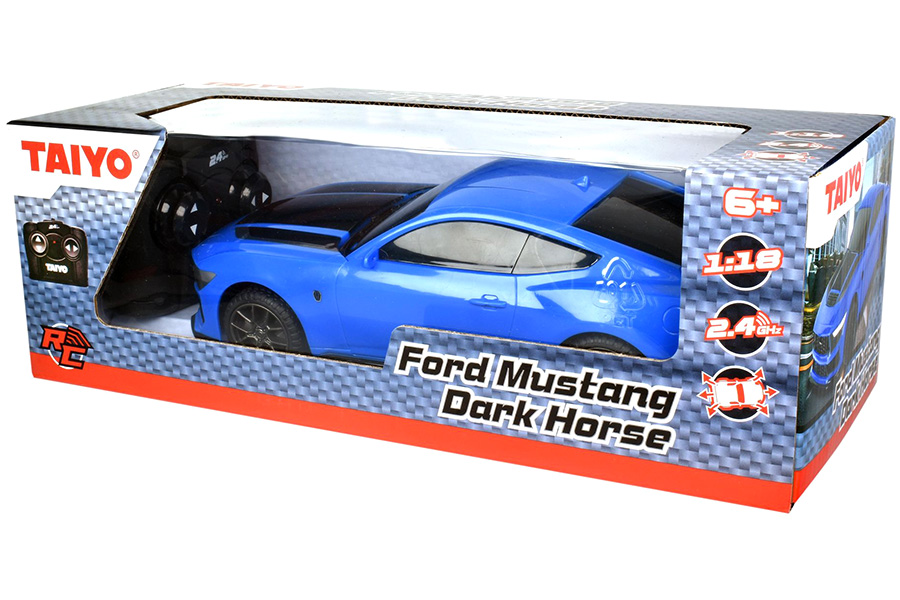 Thumbnail 654 fr Radiostyrd bil - 1:18 - Ford Mustang GTD Dark Horse - RTR