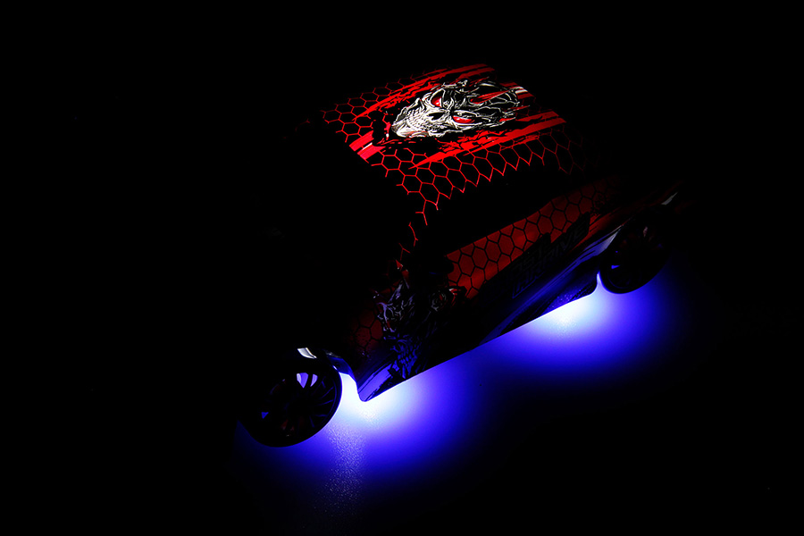 Thumbnail 654 fr Radiostyrd bil - Drift Car Muscle Car 4WD - Red - 1:24 - RTR