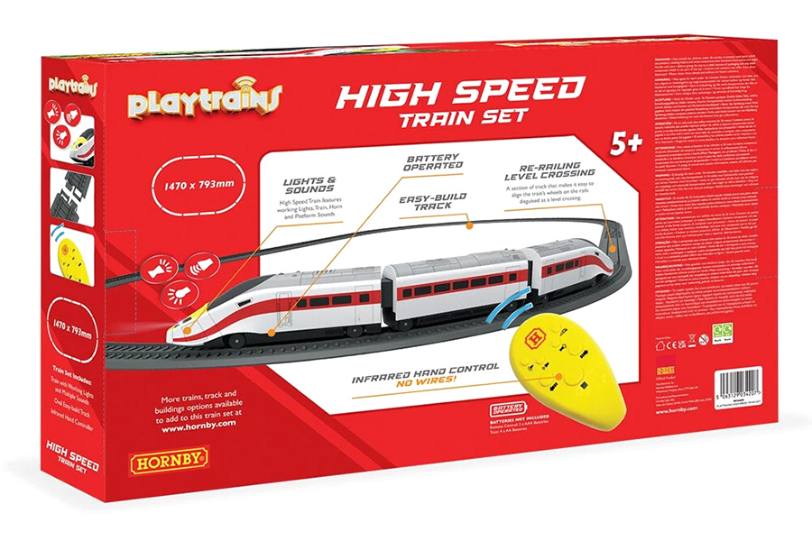 Thumbnail 654 fr Tågset - High Speed Train Set - Playtrains
