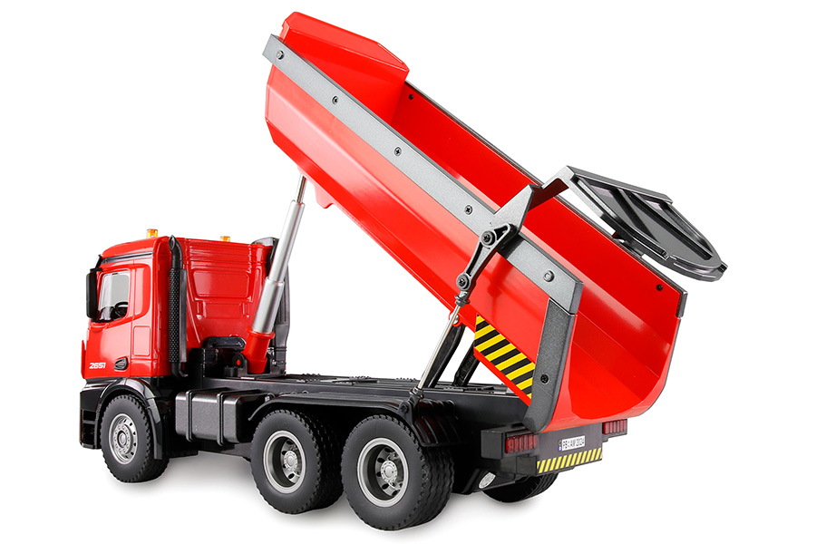 Thumbnail 654 fr Radiostyrd lastbil - Mercedes-Benz Arocs Kipper - Röd - 1:14 - 2,4GHz - RTR