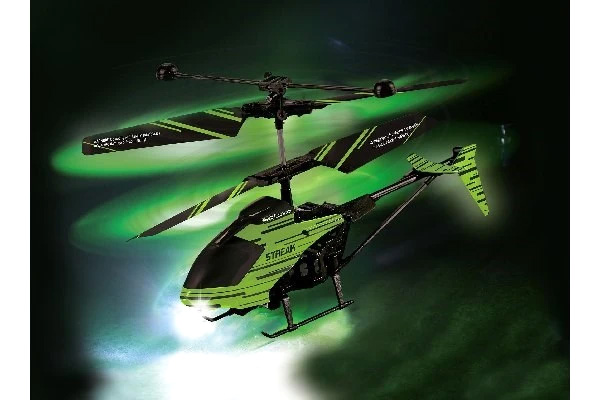 Thumbnail 654 fr Radiostyrd helikopter - Glow in the Dark Heli STREAK - RTF