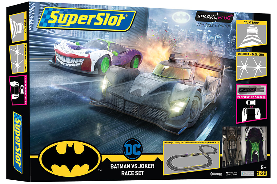 Superslot Spark Plug - Batman Vs Joker - 1:32 - Scalextric