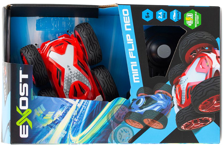 Thumbnail 655 fr Radiostyrd bil - Silverlit Exost 360 Mini Flip NEO - RTR