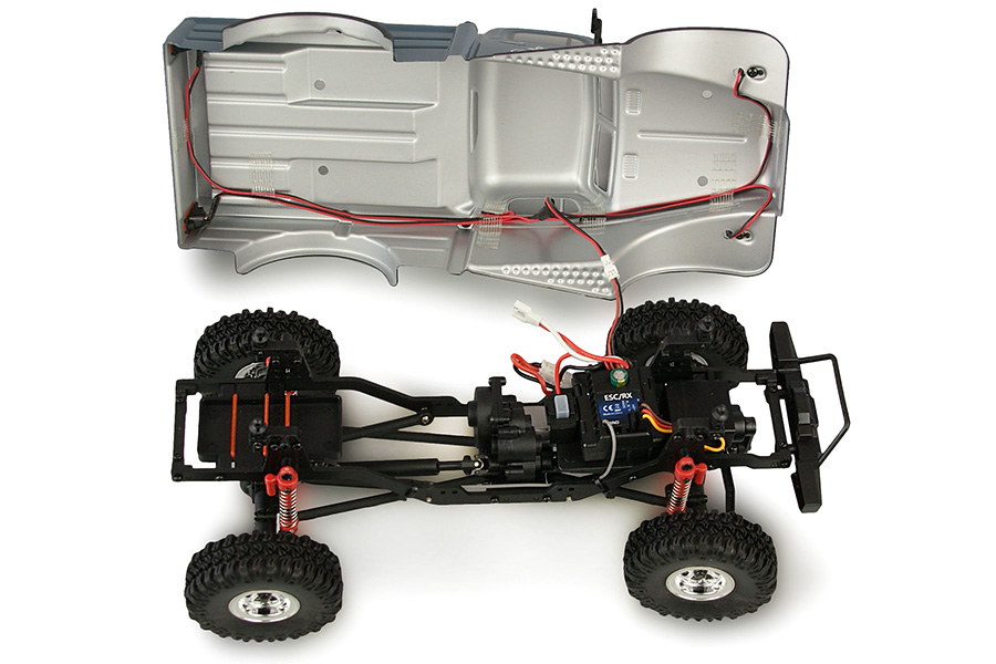 Thumbnail 655 fr Radiostyrda bilar - 1:18 - AMXRock AM18 Harvest Crawler Grå - 4WD - 2,4Ghz - RTR