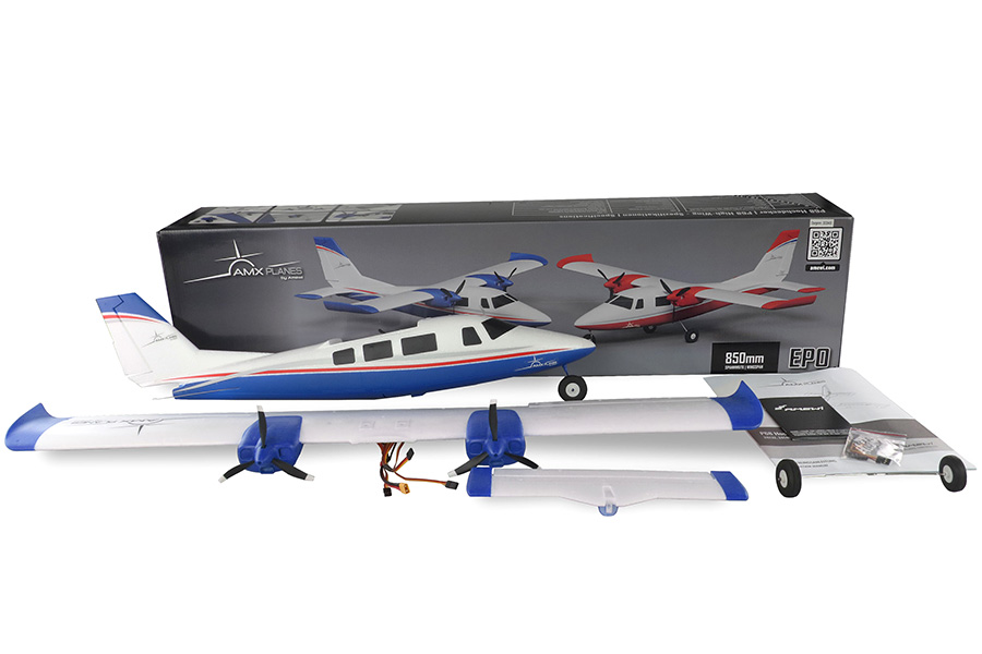 Thumbnail 655 fr Flygplan - P68 Högvingen 850 BL - Blå - PNP