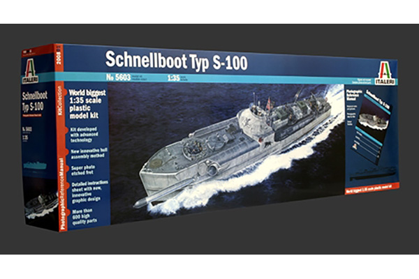 Thumbnail 655 fr Byggsats Krigsfartyg - Schnellboot S 100 - 1:35 - Italeri