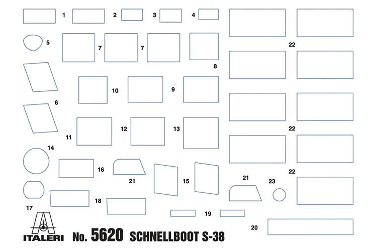 Thumbnail 655 fr Byggsats Krigsfartyg - Schnellboot S 83 - 1:35 - Italeri