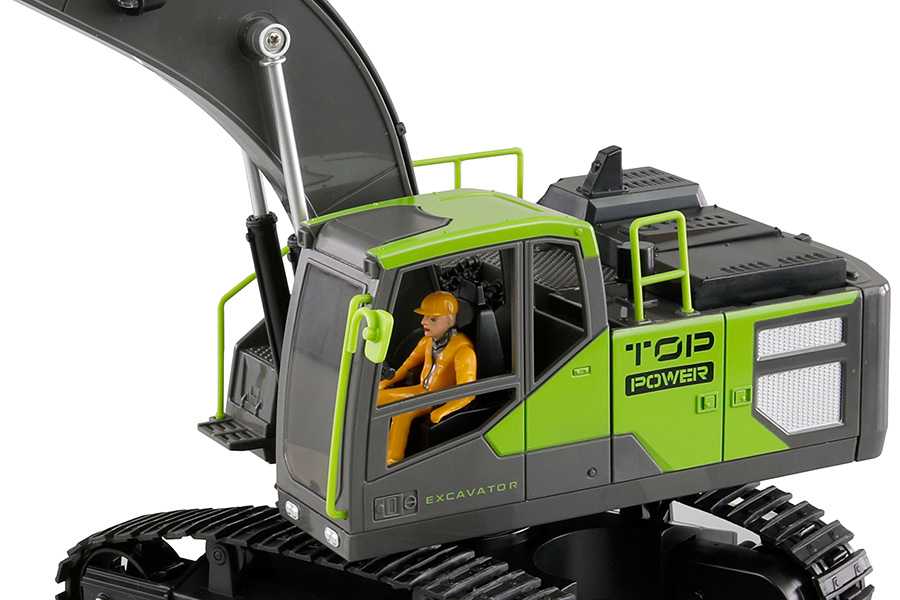 Thumbnail 655 fr Radiostyrd Grävmaskin - G071E Metall uppgr - 1:18 - RTR