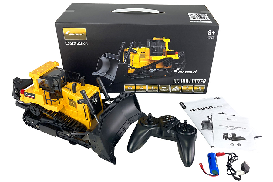 Thumbnail 655 fr Radiostyrt arbetsfordon - 1:24 Radiostyrd bulldozer - 9ch - RTR