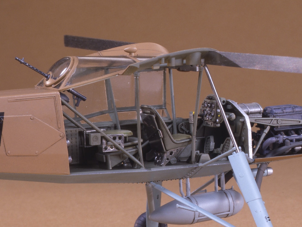 Thumbnail 678 f�r Byggmodell flygplan - Fi156C Fieseler Storch - 1:48 - Tamiya