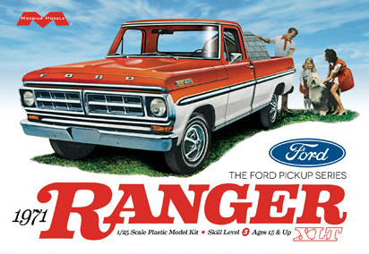 Bild p� Byggmodell bil - 1971 Ford Ranger Pickup - 1:25 - MOE