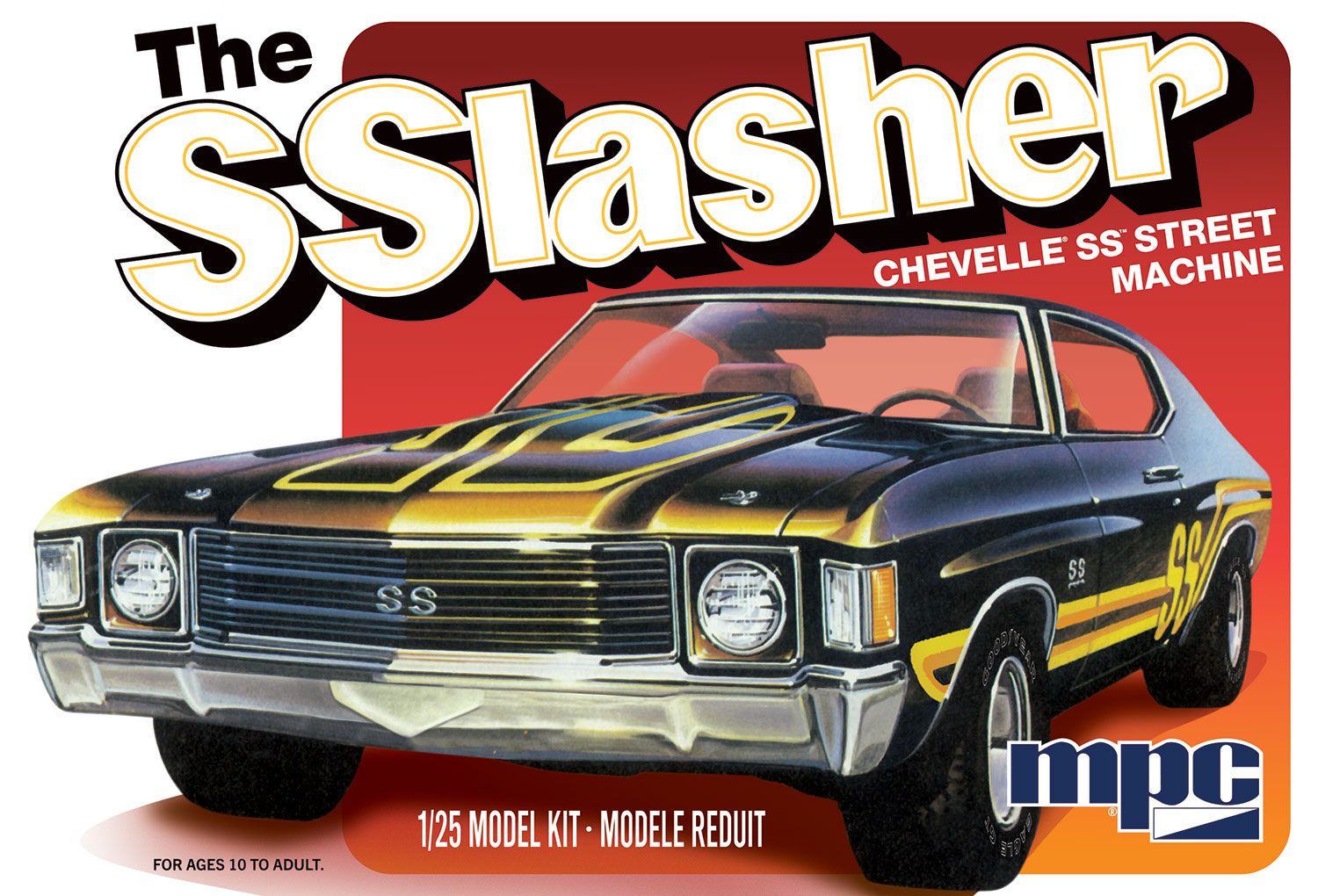 Bild p� Byggmodell bil - The SSlasher Chevelle SS Street Machine - 1:25 - MPC