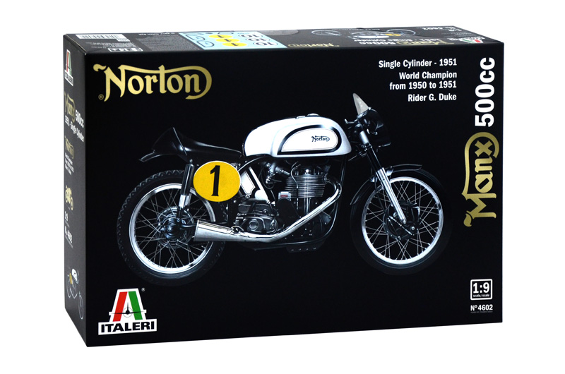 Thumbnail 678 f�r Byggmodell motorcykel - 1951 Norton Manx 500cc - 1:9 - Italieri