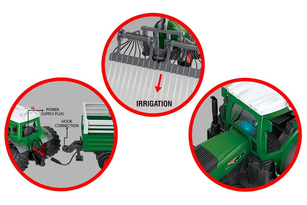 Thumbnail 678 f�r Radiostyrd Traktor - 1:24 Traktor med spridare - RTR
