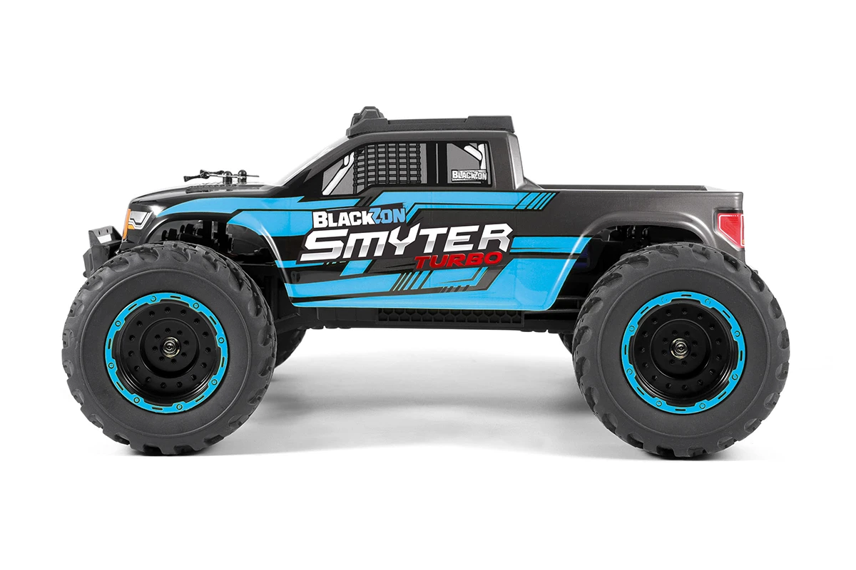 Thumbnail 678 f�r Radiostyrd bil - Smyter MT Turbo V2 4WD Blue - 1:12 - 2,4Ghz - RTR