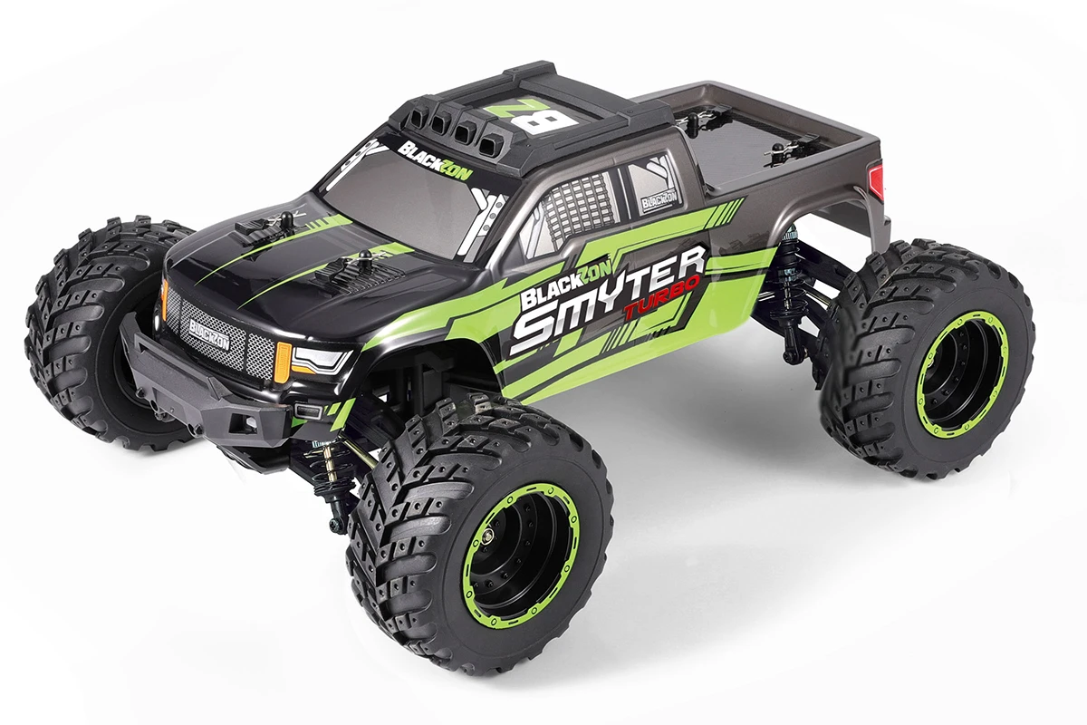Radiostyrd bil - Smyter MT Turbo V2 4WD Green - 1:12 - 2,4Ghz - RTR