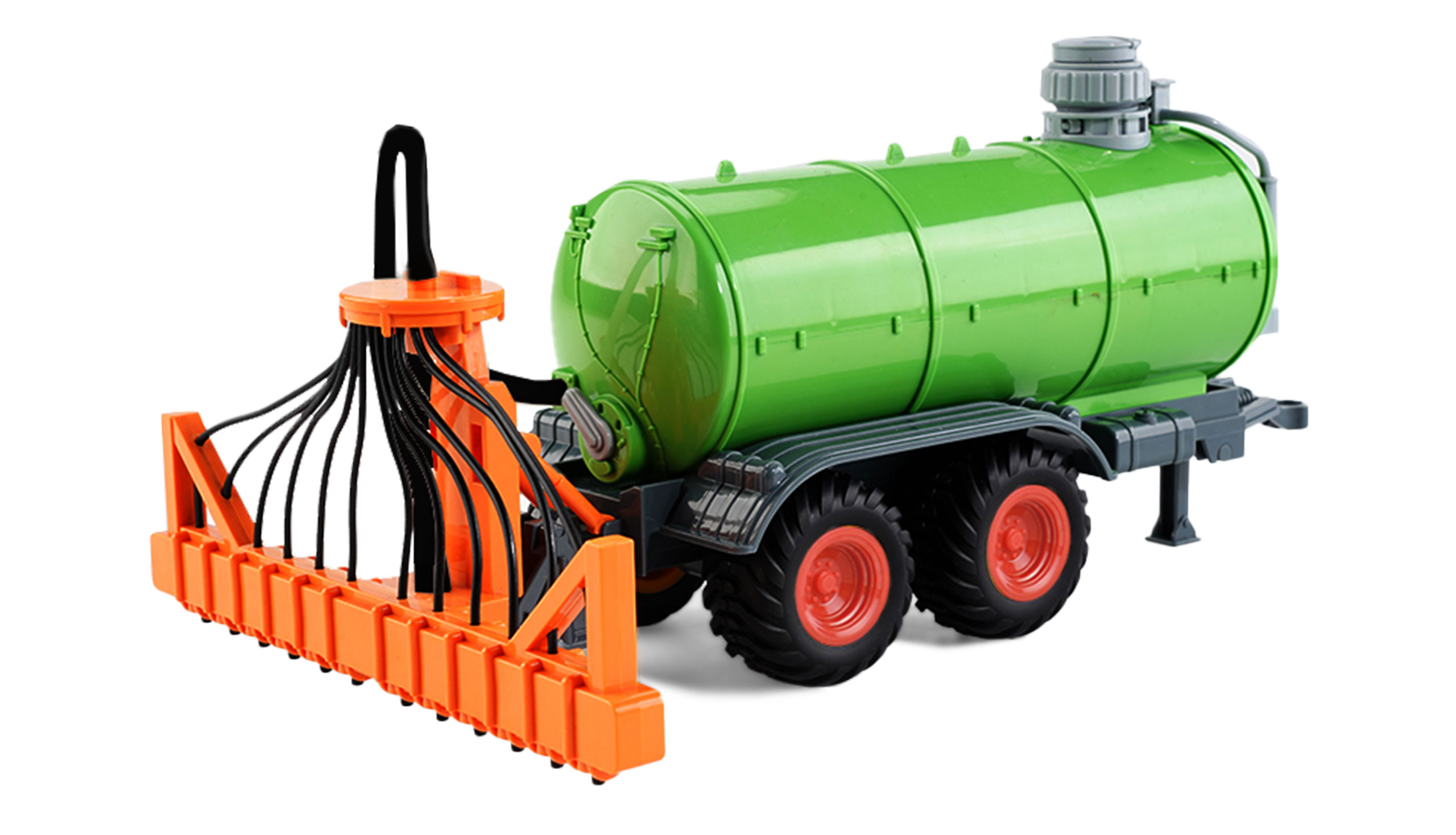 Thumbnail 678 f�r Radiostyrd Traktor - 1:24 Traktor med g&ouml;dselspridare tank - RTR