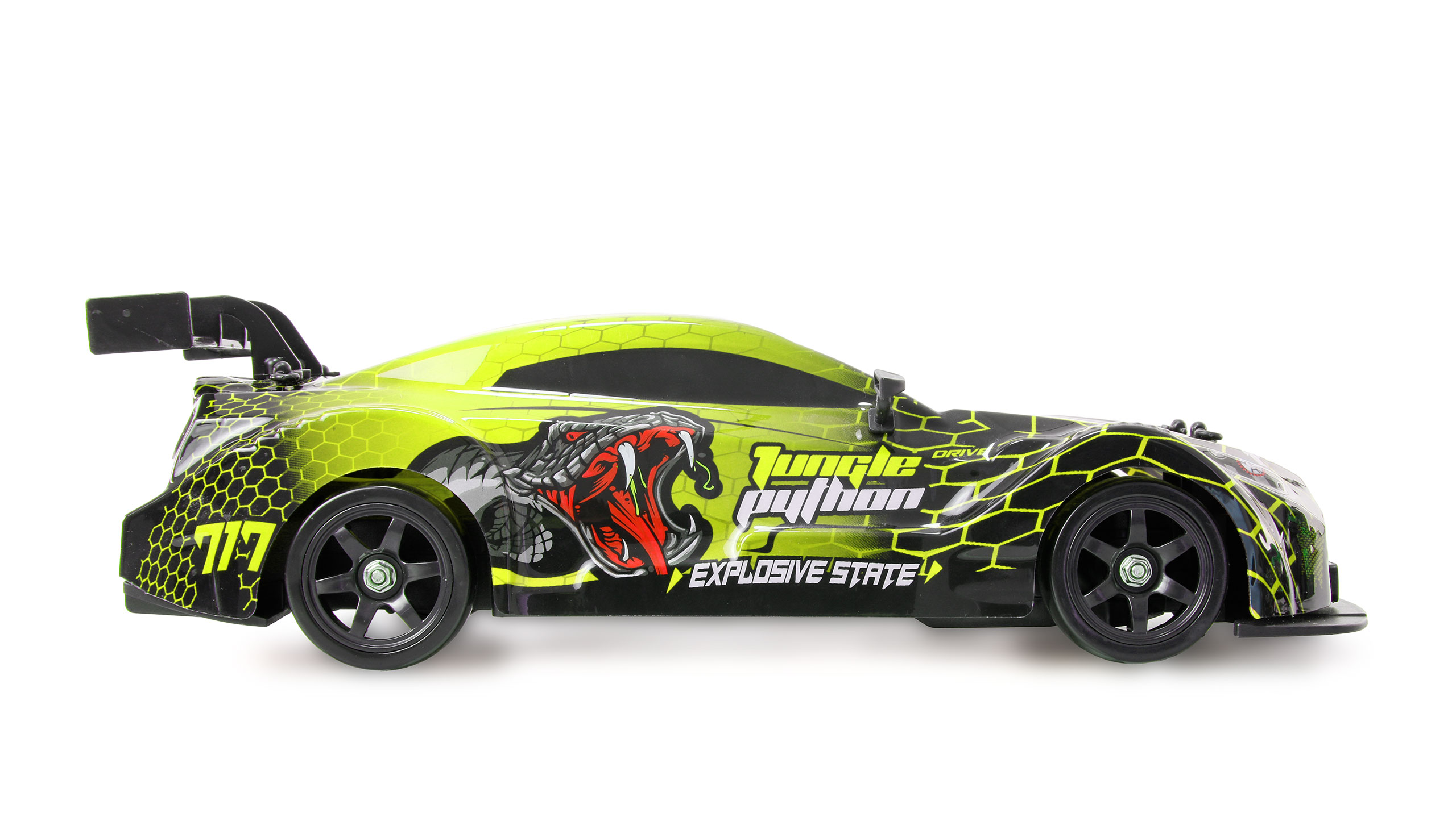 Thumbnail 678 f�r Radiostyrd bil - Drift Car GTR 4WD Gul - 1:16 - RTR