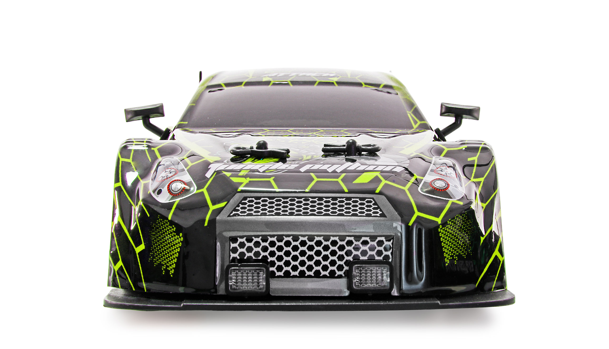 Thumbnail 678 f�r Radiostyrd bil - Drift Car GTR 4WD Gul - 1:16 - RTR