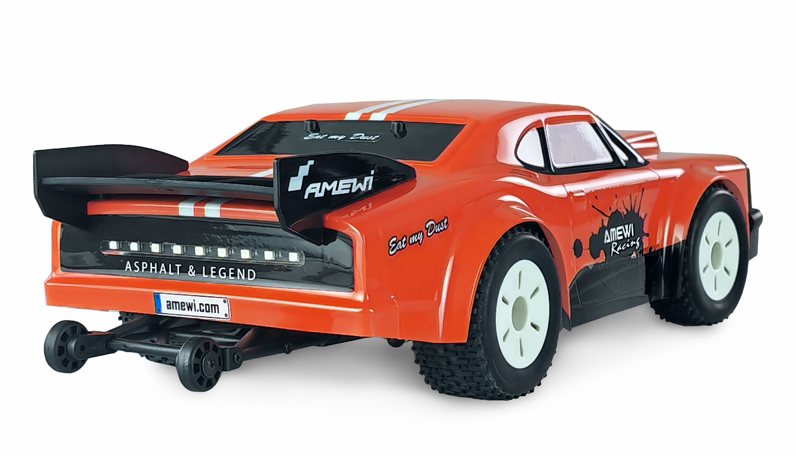 Thumbnail 680 f�r Radiostyrd bil - DR1.6 Drag Racer 4WD Orange - 1:16 - RTR