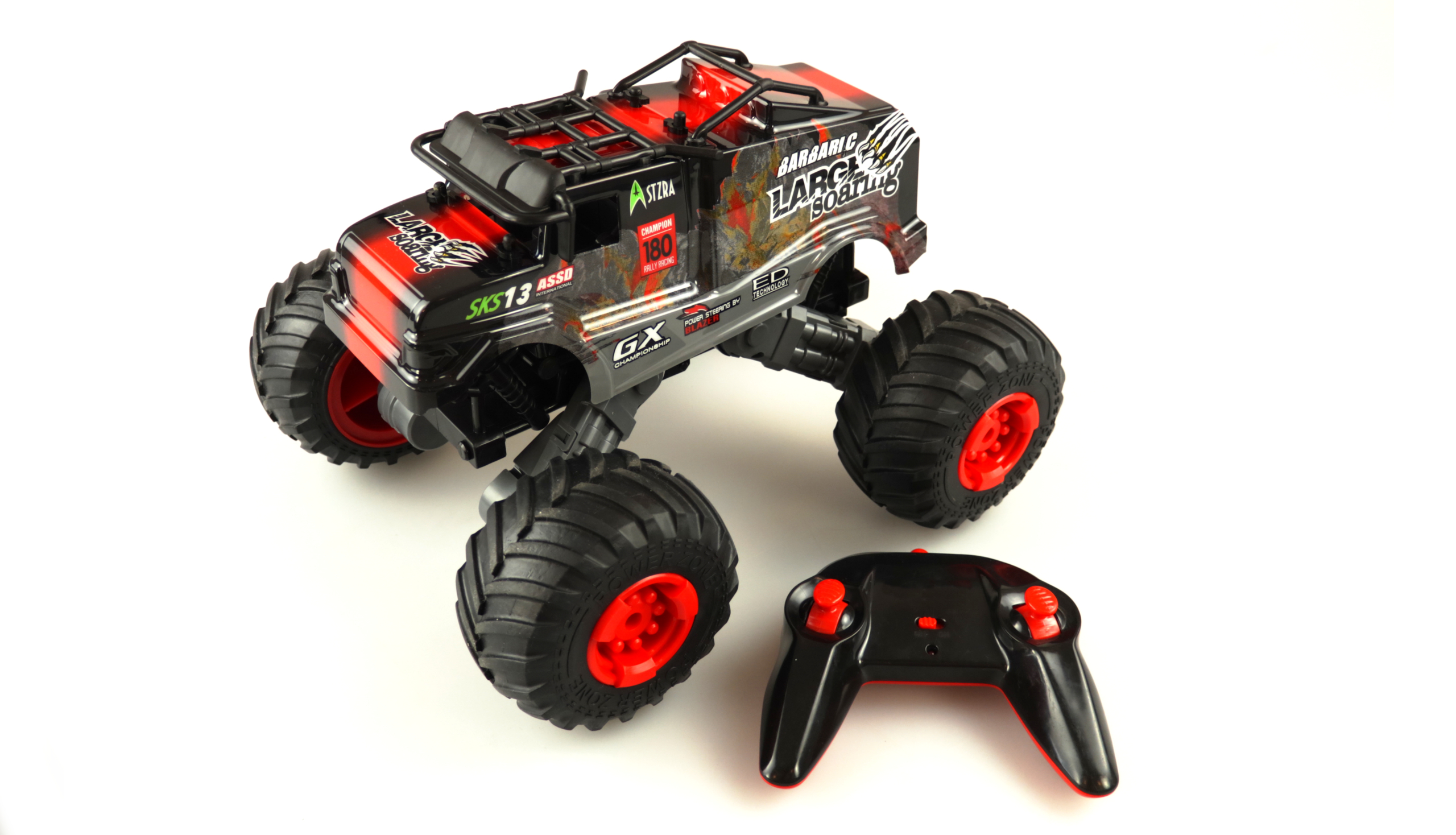 Thumbnail 680 f�r Radiostyrd bil - 1:16 - Crazy SKS13 Monster Truck R&ouml;d - RTR